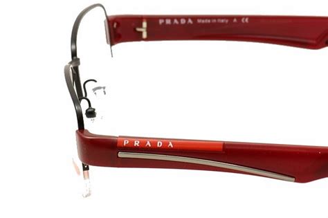 prada eyeglasses vps 55c grey 7cq-101 vps55c 52